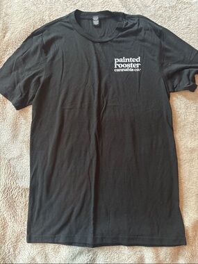 Painted Rooster Cannabis Co. Black Logo Tee